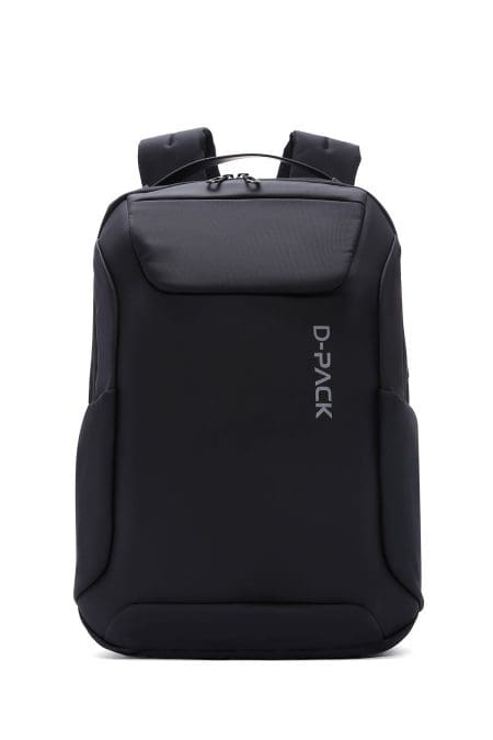 کوله پشتی سخت پارچه ای مشکی مردانه D-PACK دری مد