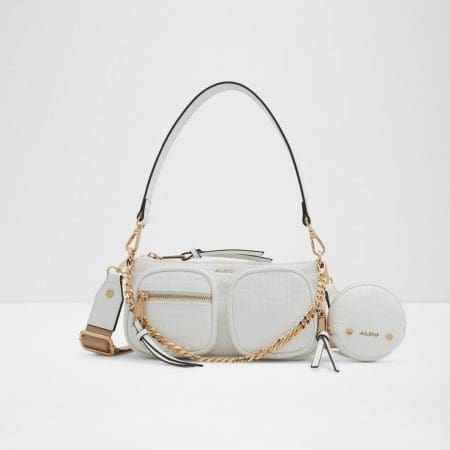 کیف دوشی زنانه سفید چندرنگ آلدو EVERYDAY – ALDO