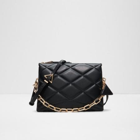 کیف دوشی زنانه مشکی لحافی آلدو SOFTQUILT – ALDO