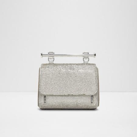 کیف دوشی و دستی زنانه نقره‌ای آلدو BLINGCHIC – ALDO