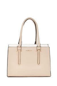 کیف زنانه بژ دوشی بلند دری مد