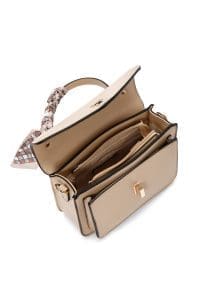 کیف زنانه بژ دوشی بلند کلاسیک دری مد