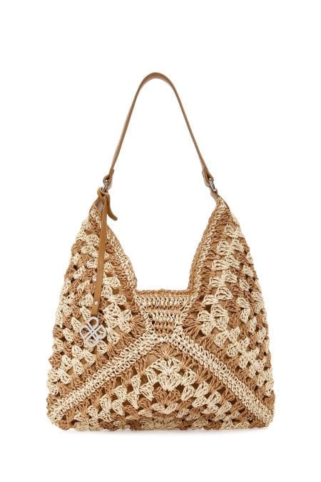 کیف زنانه حصیری دوشی ویزون دری مد