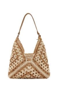 کیف زنانه حصیری دوشی ویزون دری مد