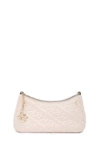 کیف زنانه دستی بژ بند بلند کاپیتونه دری مد