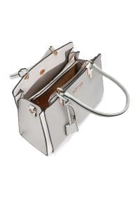 کیف زنانه دستی طوسی بند بلند دری مد