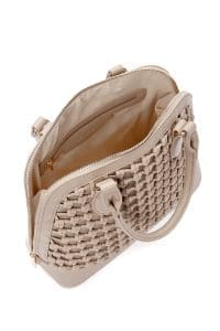 کیف زنانه دستی ویزون بند بلند بافت‌دار دری مد