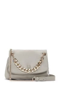 کیف زنانه دوشی سبز بند زنجیری بلند دری مد