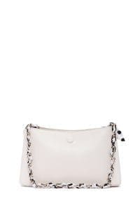 کیف زنانه دوشی سفید بند بلند دری مد