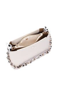 کیف زنانه دوشی سفید بند بلند دری مد