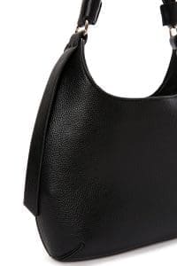 کیف زنانه دوشی مشکی بند بلند دری مد