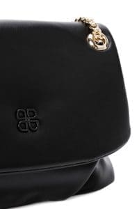 کیف زنانه دوشی مشکی بند زنجیری بلند دری مد