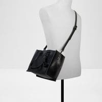 کیف زنانه دوشی و دستی مشکی آلدو CUSTANTINA – ALDO