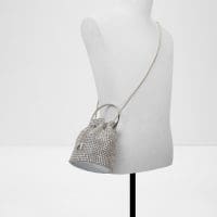 کیف زنانه دوشی و دستی نقره‌ای آلدو BLINGBUCKET – ALDO
