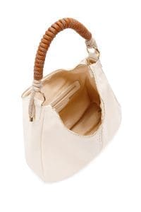 کیف زنانه دوشی کرم بند بلند دری مد