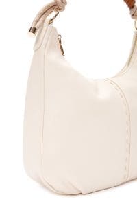 کیف زنانه دوشی کرم بند بلند دری مد