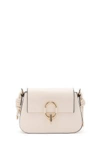 کیف زنانه دوشی کرم بند بلند دری مد