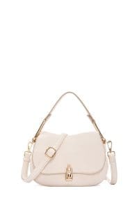 کیف زنانه دوشی کرم بند بلند دری مد