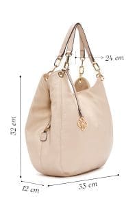 کیف زنانه دوشی کرم دری مد