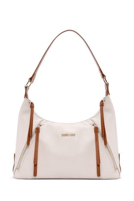 کیف زنانه دوشی کرم دری مد