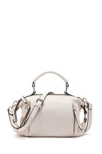 کیف زنانه سفید دوشی بلند دری مد