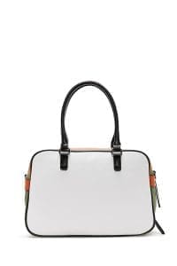 کیف زنانه سفید دوشی بلند دری مد