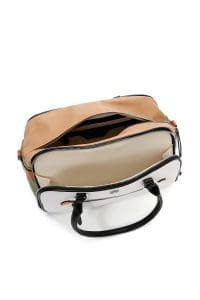 کیف زنانه سفید دوشی بلند دری مد