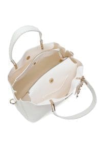 کیف زنانه سفید دوشی بلند دری مد