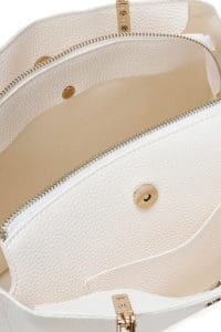 کیف زنانه سفید دوشی بلند دری مد