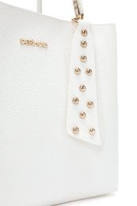 کیف زنانه سفید دوشی بلند دری مد