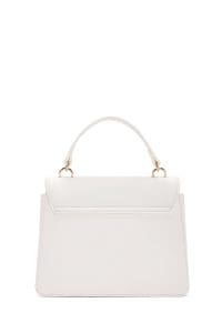 کیف زنانه طرح‌دار سفید دوشی بلند دری مد