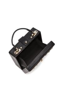 کیف زنانه طرح‌دار مشکی کلاچ دوشی بلند دری مد