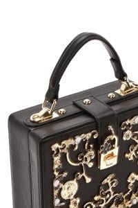 کیف زنانه طرح‌دار مشکی کلاچ دوشی بلند دری مد