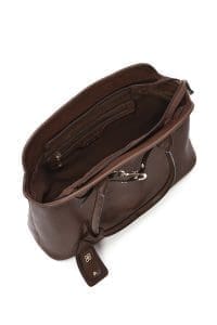 کیف زنانه قهوه‌ای کلاسیک دوشی دری مد