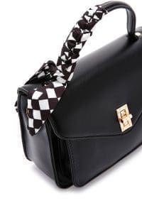 کیف زنانه مشکی دوشی بلند کلاسیک دری مد