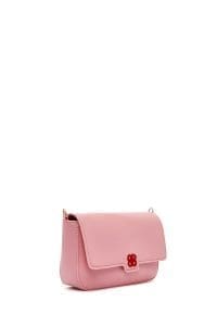 کیف زنانه مینی دستی صورتی زنجیردار دری مد