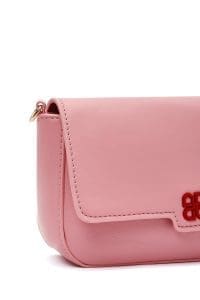 کیف زنانه مینی دستی صورتی زنجیردار دری مد