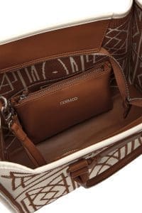 کیف زنانه پارچه‌ای دستی کمِل بند بلند چاپ‌دار دری مد