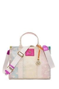 کیف زنانه پارچه‌ای رنگی دوشی بلند دری مد