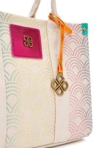 کیف زنانه پارچه‌ای رنگی دوشی بلند دری مد