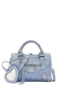 کیف زنانه کراس بادی آبی دوشی بلند جین دری مد