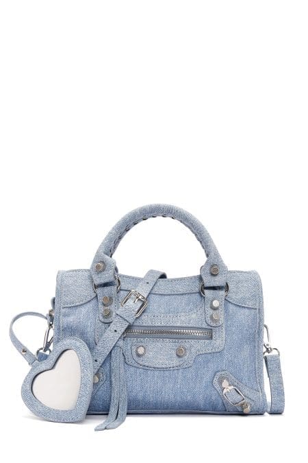 کیف زنانه کراس بادی آبی دوشی بلند جین دری مد