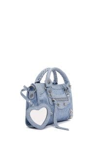 کیف زنانه کراس بادی آبی دوشی بلند جین دری مد