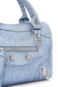 کیف زنانه کراس بادی آبی دوشی بلند جین دری مد