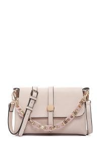 کیف زنانه کراس بادی بژ دوشی بلند دری مد