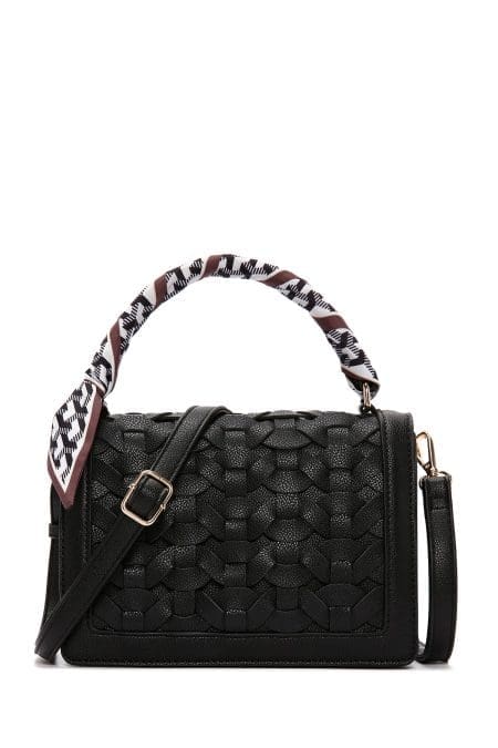 کیف زنانه کراس بادی مشکی دوشی بلند مینی دری مد