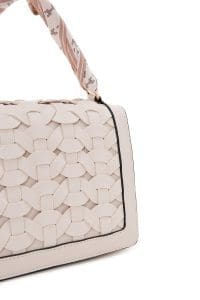 کیف زنانه کراس بادی کرم دوشی بلند مینی دری مد