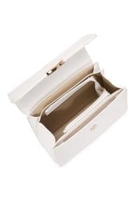 کیف زنانه کراس بادی کلاسیک کرم چاپ‌دار دوشی بلند دری مد