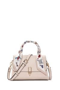 کیف زنانه کرم دوشی بلند با جزئیات تزئینی دری مد