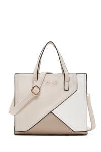 کیف زنانه کرم دوشی بلند دری مد